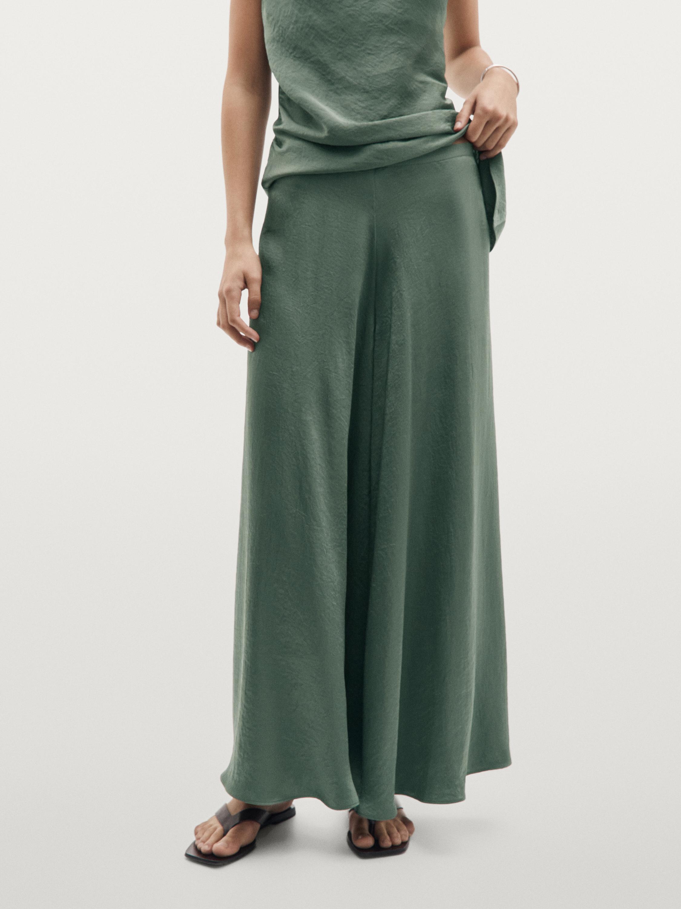 Pantalon large fluide